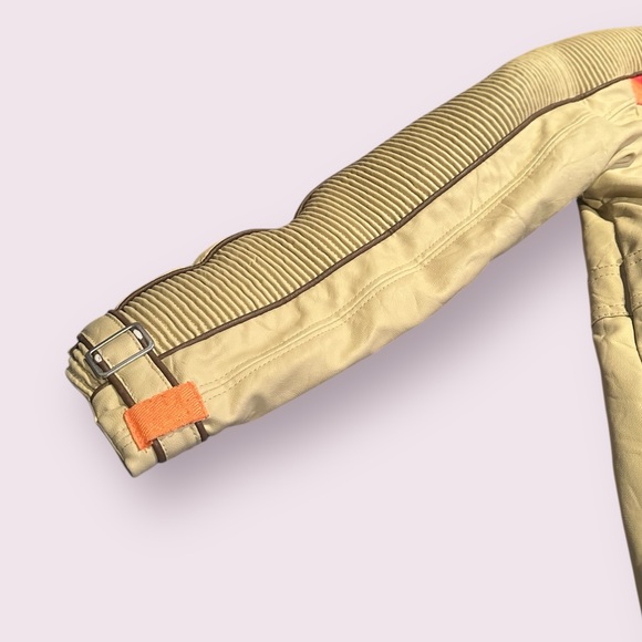 Boys Disney Store Star Wars Finn Faux Leather Moto Jacket Flight Coat Sz 7/8 - Picture 2 of 16